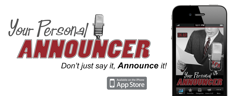 Your Personal Announcer iOS App